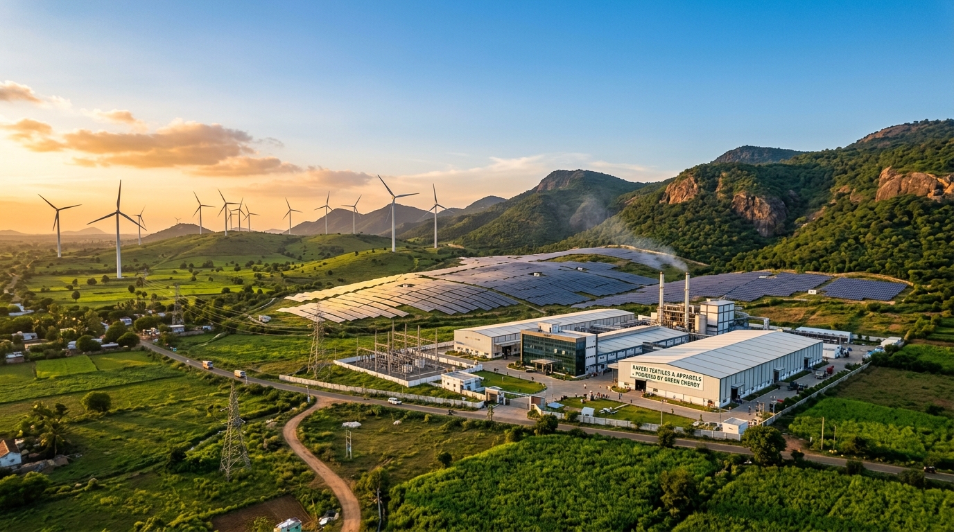 Bharathi Spintex Green Energy Wind Turbines and Solar Installation